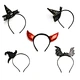 devil horns party headband